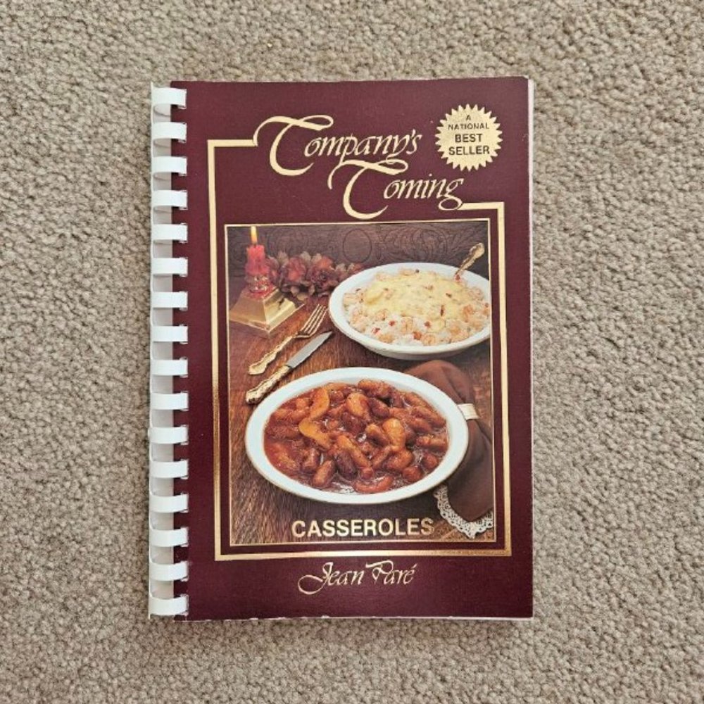 4/$20 Company's Coming Casseroles by Jane Pare - Plastic comb - Vintage 1982